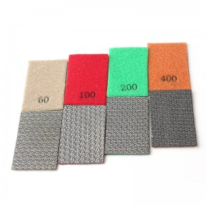 Diamond Hand Polishing Pads Electroplated Resin Pads Glass Repairing