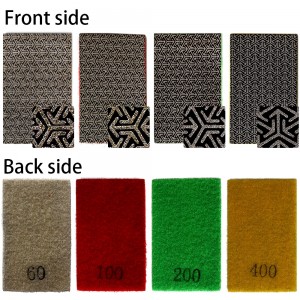 Diamond Hand Polishing Pads Electroplated Resin Pads Glass Repairing