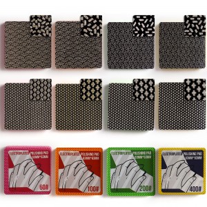 Diamond Hand Polishing Pads Electroplated Resin Pads Glass Repairing