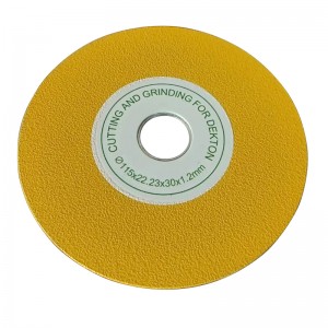 Diamond cutting  and grinding disc
