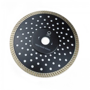 Sintered Dry Diamond Saw Blade with Flat Turbo for Granite and Stone