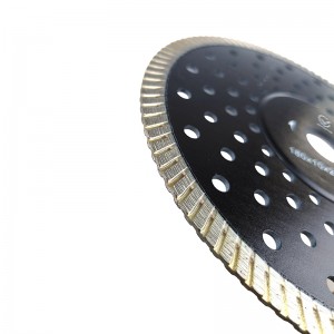 Sintered Dry Diamond Saw Blade with Flat Turbo for Granite and Stone