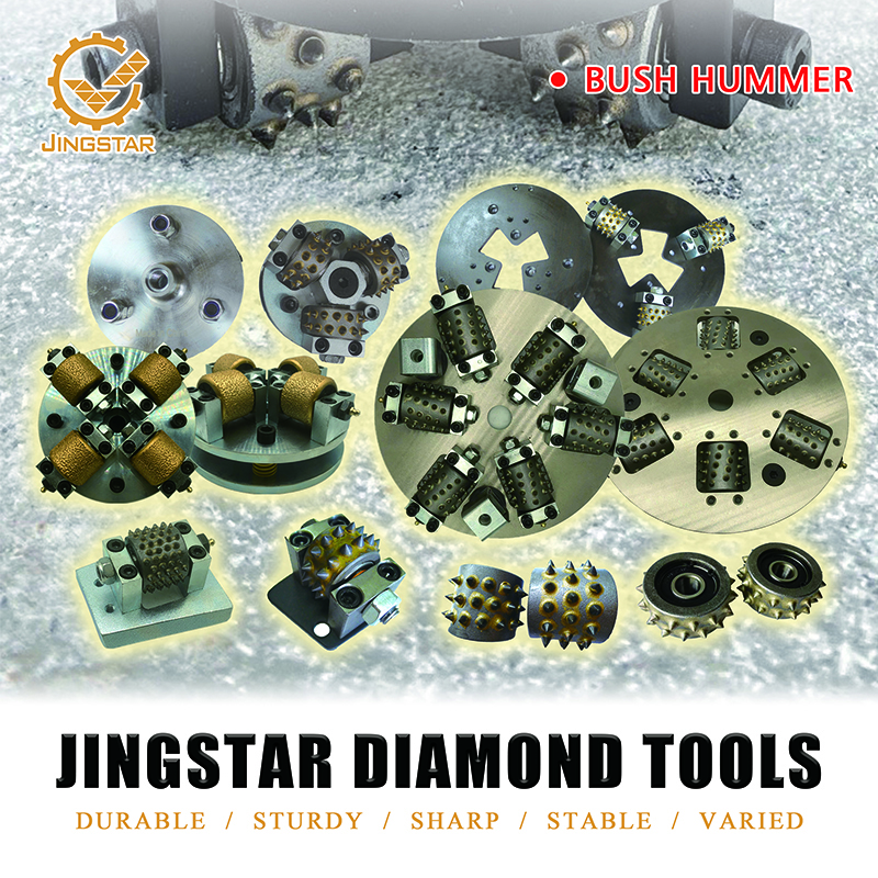 Introduction to the classification of bush hammer in stone processing